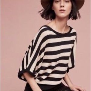 Anthropologie Moth Striped Sweater